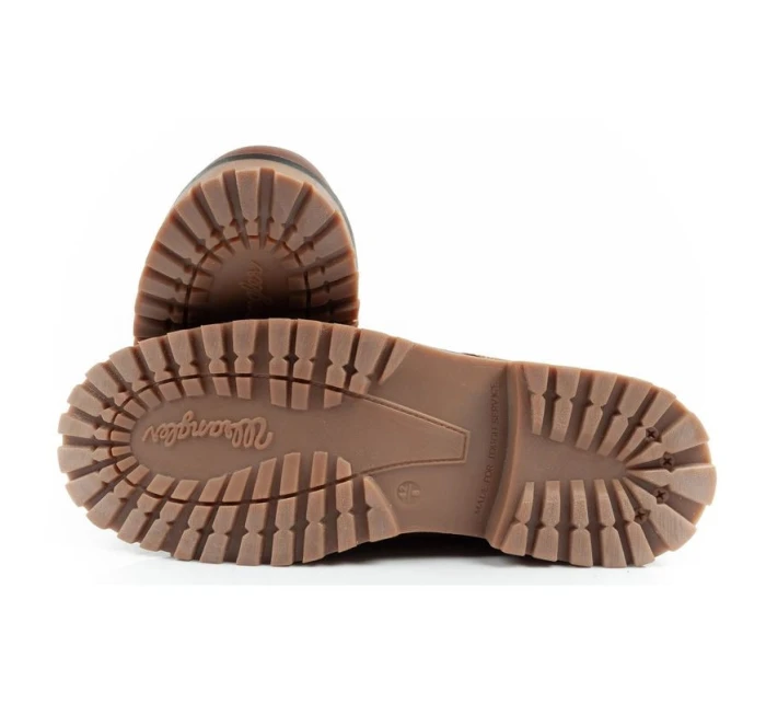 Arch pánské boty model 21420763 boty elegantní přírodní kůže hnědá - Wrangler