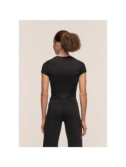 Dámské tričko model 22242703 Rib Tee, černé - Casall