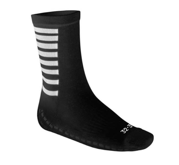 Vybrat Pruhované fotbalové ponožky černé T26-02694