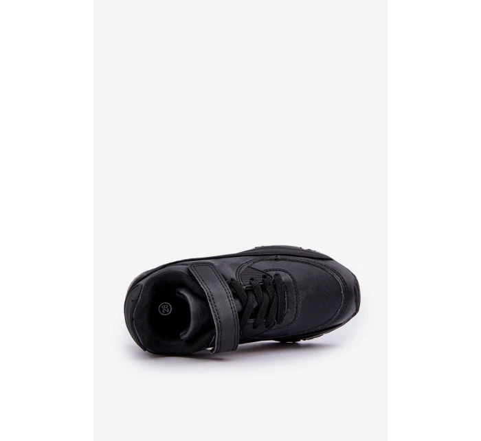 Dětské tenisky na suchý zip černé model 21664086 - Boto Dětské tenisky na suchý zip černé model 21664086 - Boto
