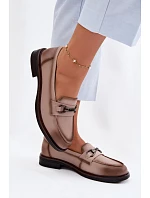 Kožené dámské model 22074706 Béžové - VINCEZA