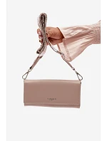 Peněženka Kabelka 2v1 S Páskem Béžová Suzette