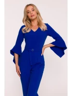 Kombinéza s rukávy královská modř model 21319129 - STYLOVE