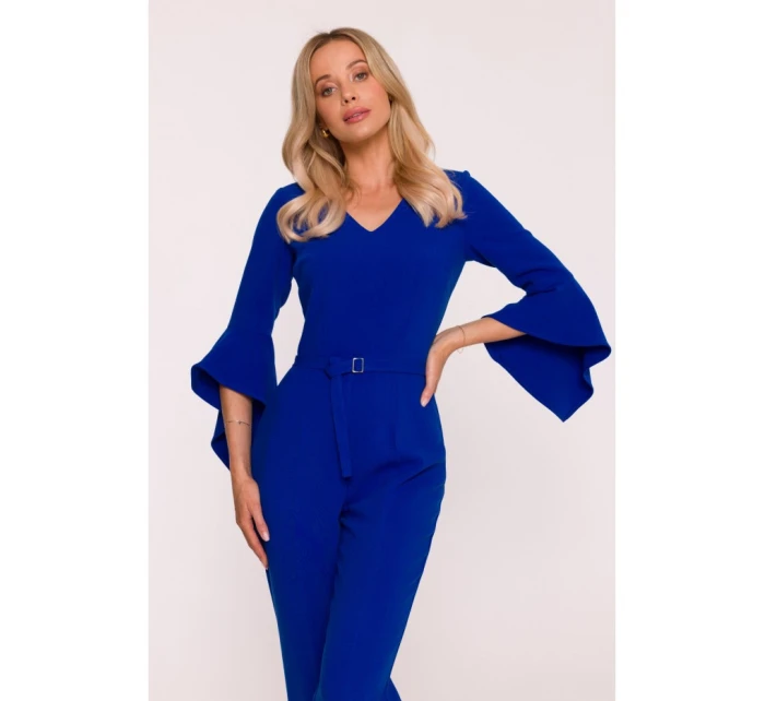 Kombinéza s rukávy královská modř model 21319129 - STYLOVE