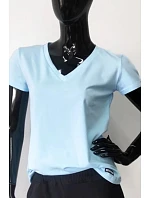 Dámské tričko Serek s krátkým rukávem hnědé - Off Pink