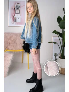 Dívčí vzorované punčochové kalhoty model 18272413 - Knittex