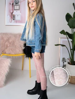 DÍVČÍ VZOROVANÉ PUNČOCHÁČE CHARLOTTE DR2304