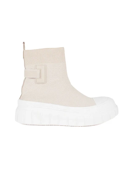 Moderní tenisky dámské hnědé bez podpatku Moderní tenisky dámské hnědé bez podpatku