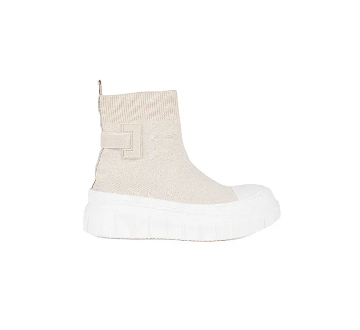 Moderní tenisky dámské hnědé bez podpatku Moderní tenisky dámské hnědé bez podpatku