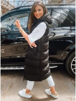 Dámská prošívaná vesta ELLA černá FashionStreet TY3030 Dámská prošívaná vesta ELLA černá FashionStreet TY3030