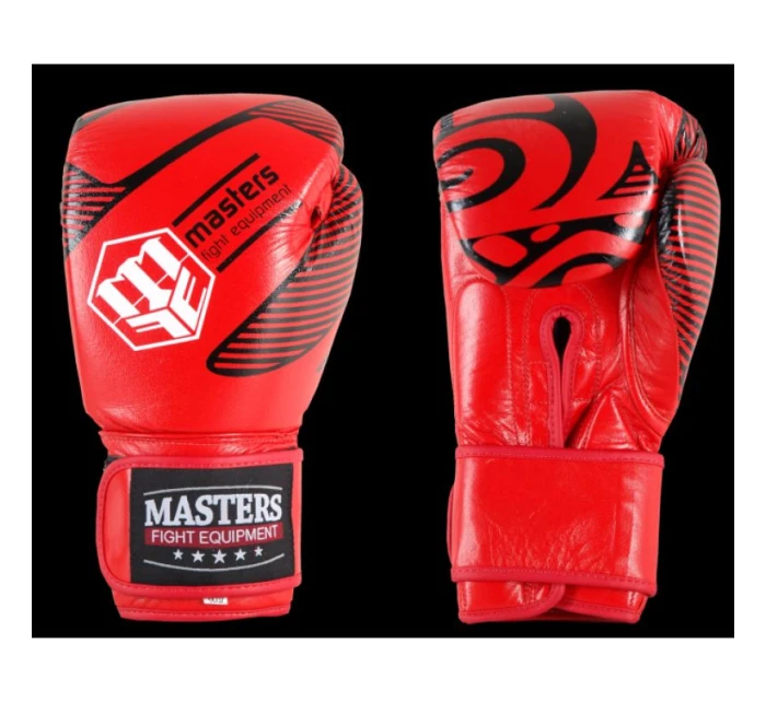 model 21810105 12 oz kožené boxerské rukavice - Masters model 21810105 12 oz kožené boxerské rukavice - Masters
