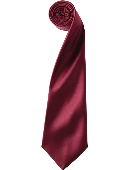 Premier PR 750 Saténová kravata "Colours" 39.0750 burgundy Premier PR 750 Saténová kravata "Colours" 39.0750 burgundy