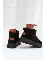 Dámské sněhule na platformě Černé Celyra