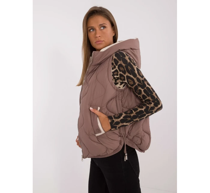 Kamizelka MBM KZ model 20479757 brązowy - FPrice Kamizelka MBM KZ model 20479757 brązowy - FPrice