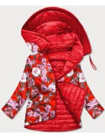 Červená oboustranná dámská bunda model 17217551 - MINORITY Červená oboustranná dámská bunda model 17217551 - MINORITY