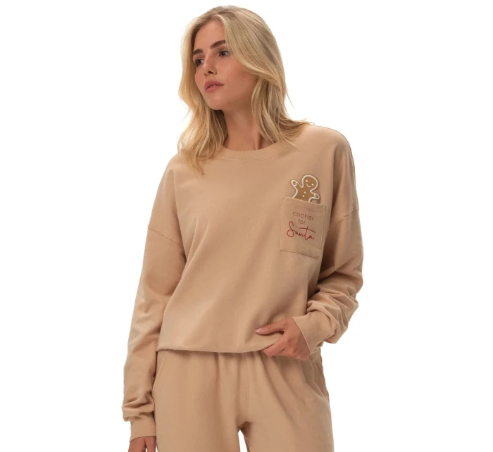 Dámské pyžamo 41899 Fawn - HENDERSON Dámské pyžamo 41899 Fawn - HENDERSON