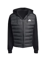 Pánská péřová bunda adidas Essentials Climawarm Hybrid Hooded Jacket black KA5251 pánská