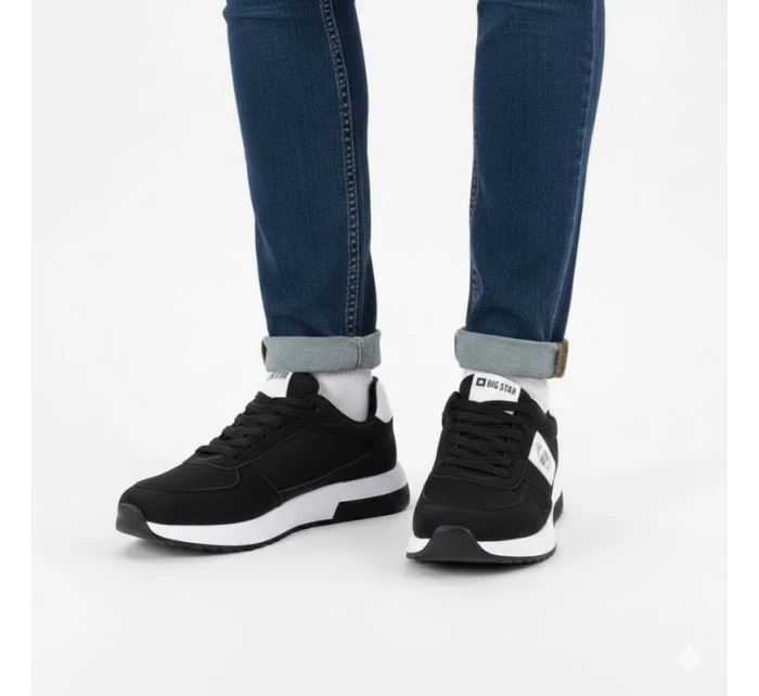 Pánská sportovní obuv Big Star TT174352 v černé barvě pro volný čas