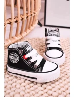 Klasické vysoké tenisky Big Star - černé Klasické vysoké tenisky Big Star - černé