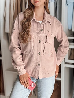 Dámská přechodná bunda v hvězdách STRASHINE růžová FashionStreet TY4844