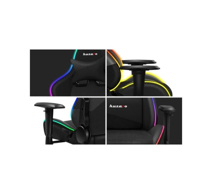 Herní židle Force model 21325984 Black RGB - Huzaro