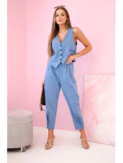 Set vesta + kalhoty džínovina