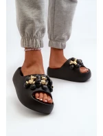 Dámské Žabky S Ozdobami Na Podrážce Černé model 21665975 - Boto