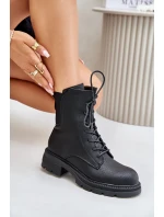 Zateplené boty na zip černé model 21675712 - Boto Zateplené boty na zip černé model 21675712 - Boto