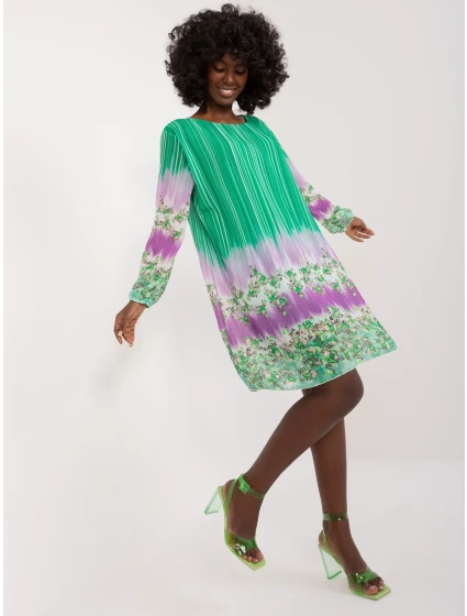 Sukienka DHJ SK model 20105200 zielony - FPrice Sukienka DHJ SK model 20105200 zielony - FPrice