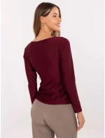 Bluzka IT BZ model 21314509 bordowy - FPrice Bluzka IT BZ model 21314509 bordowy - FPrice