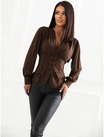 Bluzka MI BZ model 22550397 brązowy - FPrice Bluzka MI BZ model 22550397 brązowy - FPrice