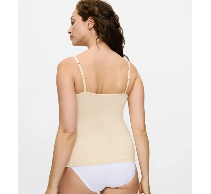 Feel of Modal Spaghetti Top - YELLOW - TRIUMPH YELLOW - TRIUMPH