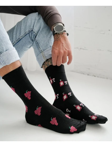 Milena Avangard ponožky 0125-137 Víno do páru 39-46