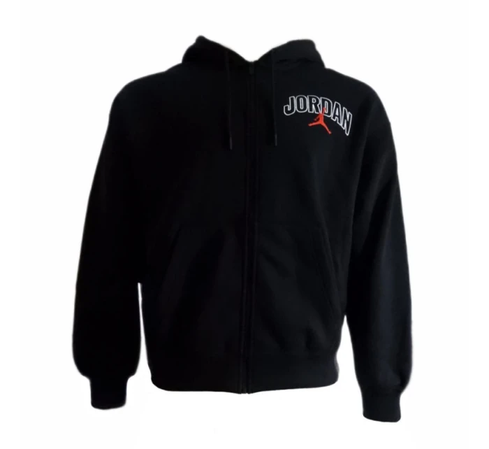 Air Jordan Brooklyn Fleece Full-Zip Hoodie Black - IB7908-010 pánské