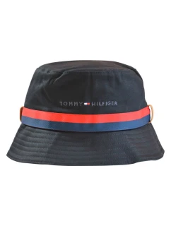 Klobouk Tommy Hilfiger Established Tape Bucket Hat Black - AM0AM08271-0GJ