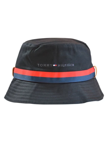 Klobouk Tommy Hilfiger Established Tape Bucket Hat Black - AM0AM08271-0GJ