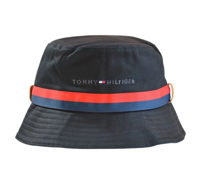 Klobouk Tommy Hilfiger Established Tape Bucket Hat Black - AM0AM08271-0GJ