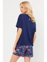 Italská móda Wista kr.r. kr.sp. barva:tmavě modrá/potisk Italská móda Wista kr.r. kr.sp. barva:tmavě modrá/potisk