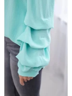 Španělská halenka s ozdobnými rukávy mincovna Španělská halenka s ozdobnými rukávy mincovna