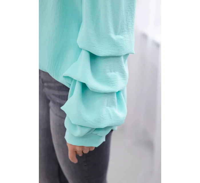 Španělská halenka s ozdobnými rukávy mincovna Španělská halenka s ozdobnými rukávy mincovna