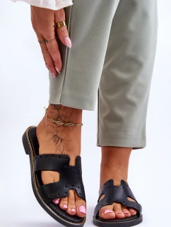 Dámské Žabky S Ozdobnými Černé model 21617419 - Zazoo