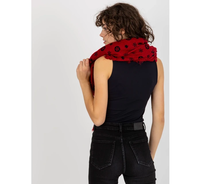 Šátek AT CH  tmavě červený model 17967005 - FPrice