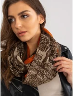 Tunelová šála AT KM 241353.35 hnědá