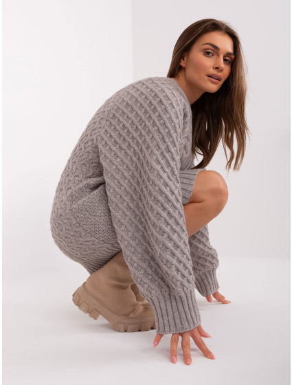 Sweter AT SW  szary model 18884828 - FPrice