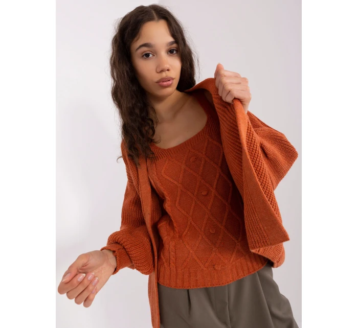 Sada BA KMPL 8019.20 tmavě oranžová