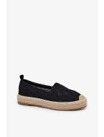 Dámské espadrilly na platformě Vinceza – černé Dámské espadrilly na platformě Vinceza – černé