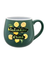 Personalizovaný keramický hrníček s ovocem a textem 