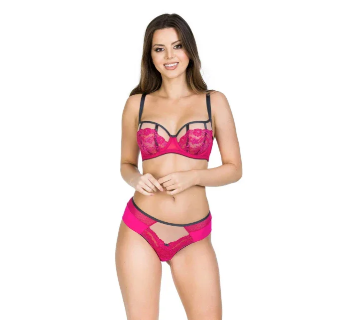 Dámská podprsenka BALCONETTE růžová model 20496539 - MEDIOLANO Dámská podprsenka BALCONETTE růžová model 20496539 - MEDIOLANO