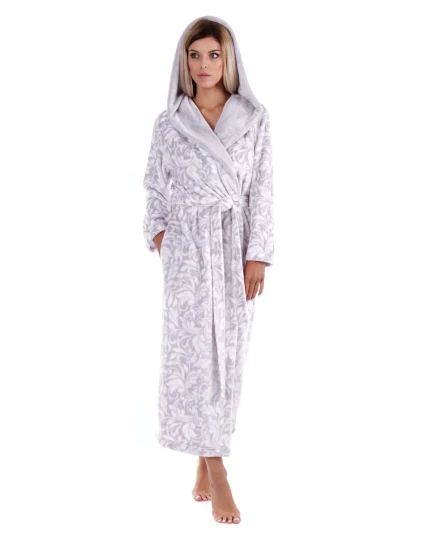Flora s kapucí model 20647525 grey vzor - Vestis