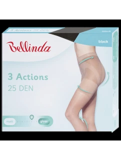 Formující punčochové kalhoty 3ACTIONS 25 DEN - BELLINDA - černá